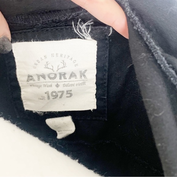 CLEARANCE -- Urban Heritage Black Anorak Utility Jacket Hooded – Kids L - Picture 6 of 6